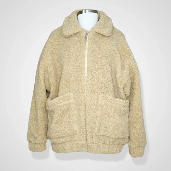 I.AM.GIA. Pixie Oversized Sherpa Teddy Coat - Camel - Picture 2 of 15